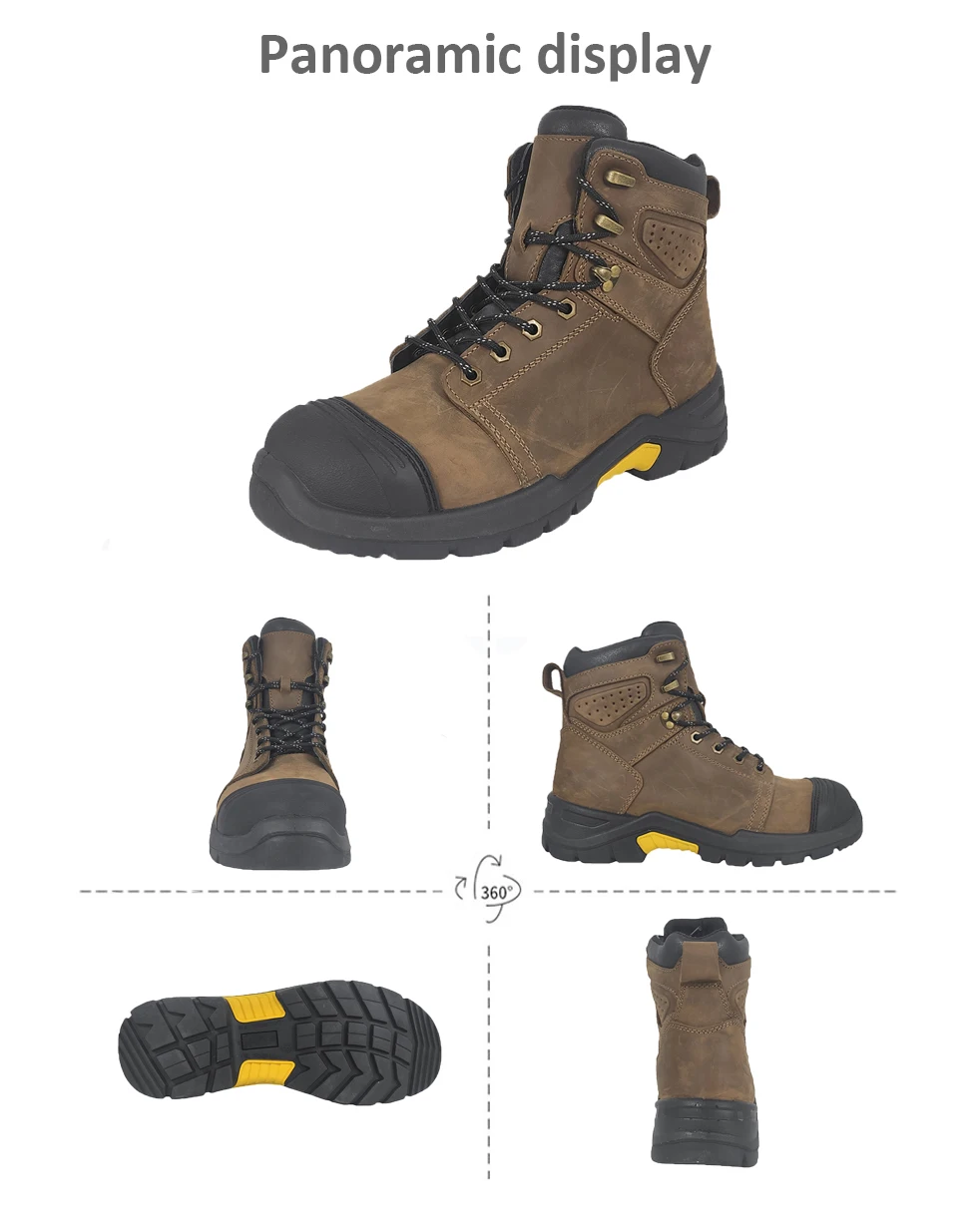 VITOSAFE New Style Custom Anti Puncture Steel Toe Man Protective Work Boots Safety Boot Safety Shoes For Men details