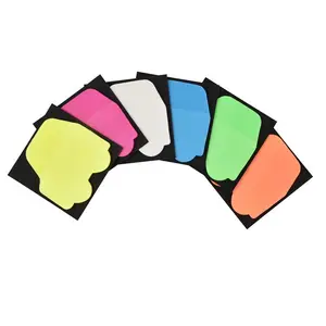 S3032 Car Cute Waterproof Sticky Note Car Heterotype Transparent Sticky Note Neon Sticky Notepad School Supply