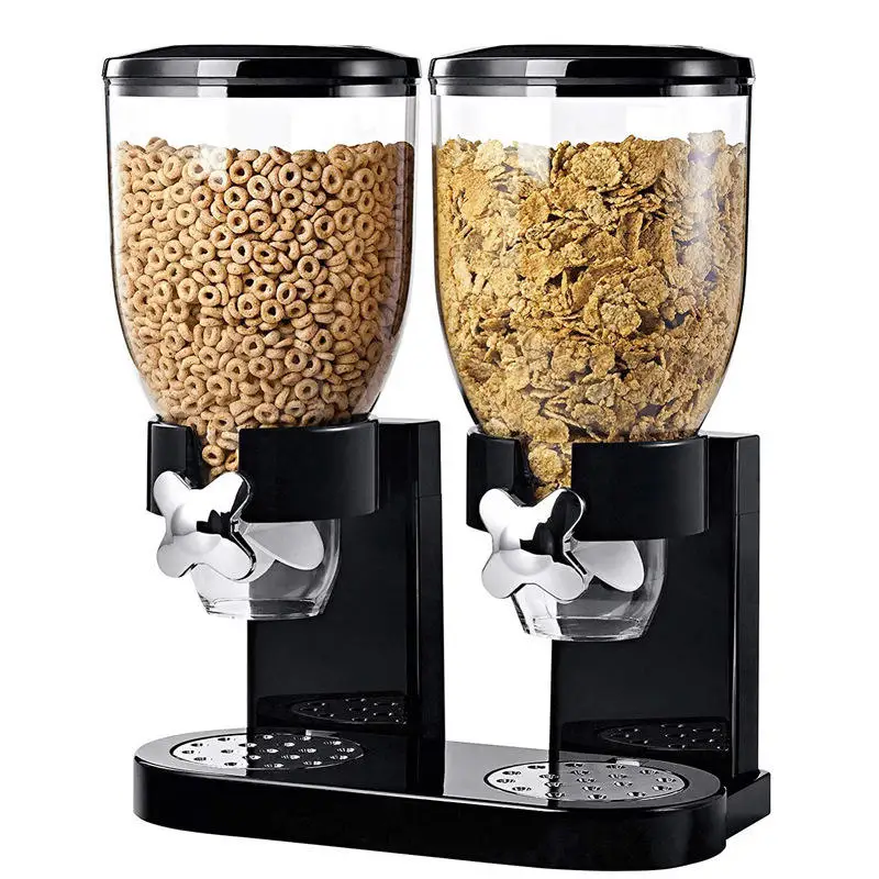 2023 Hot Sale Cereal Dispenser Wall Mounted Double Cereal Dispenser For Kitchen Buy Cereal