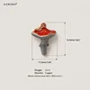 Red Mushroom Charm