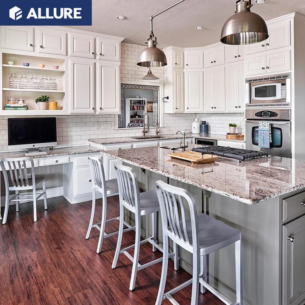Allure China Melamine Plywood Wooden Models Bahrain Kit Russian Style Kitchen Cabinet Flooring Furniture