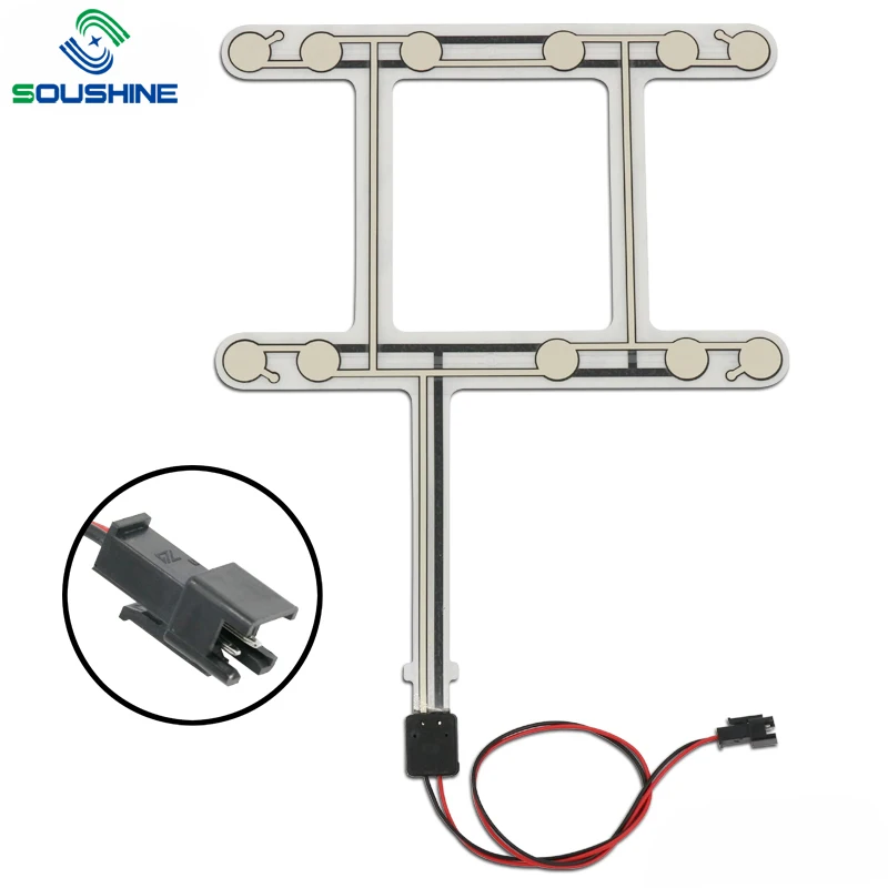 Microresistencia de detección de fuerza sensible a la fuerza, película de membrana piezoeléctrica Flexible, teclado para asientos de coche de bebé, Sensor de fuerza, 1W