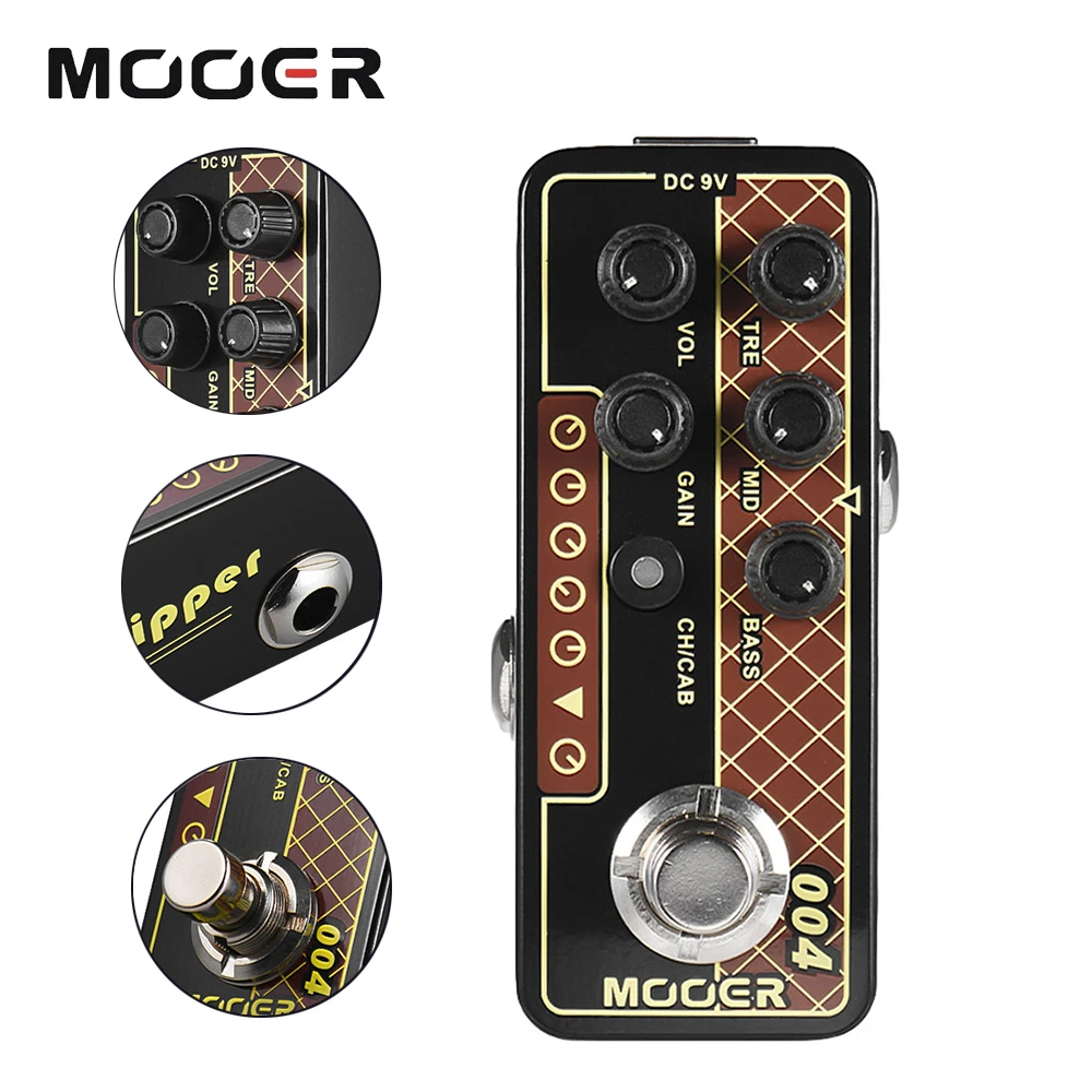 Mooer Pedal 004 Day Tripper Effects Digital Preamp Bass