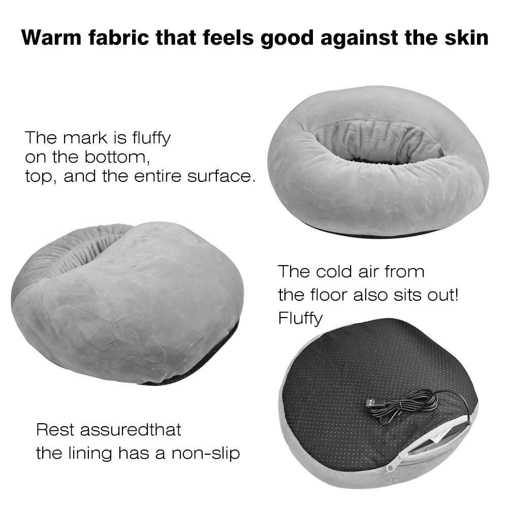 Electric Foot Warmer Heater Charging Warm Foot Cover Feet Heating Pads