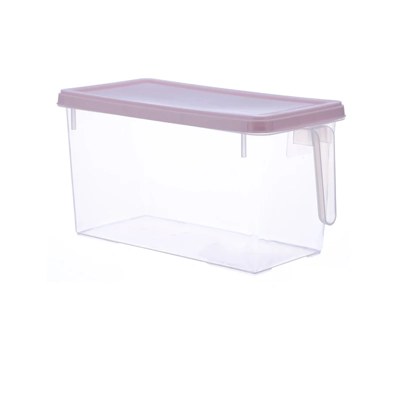 Square Handle Food Storage Organizer Boxes Sealed Home Organizer Food Container Refrigerator Storage Boxes details