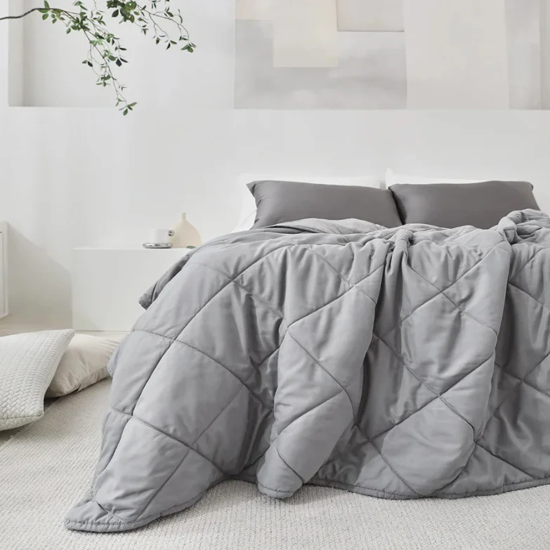 Factory Price High Quality  Cooling  Summer Quilt Solid Color With Customized  Size  Summer Quilt