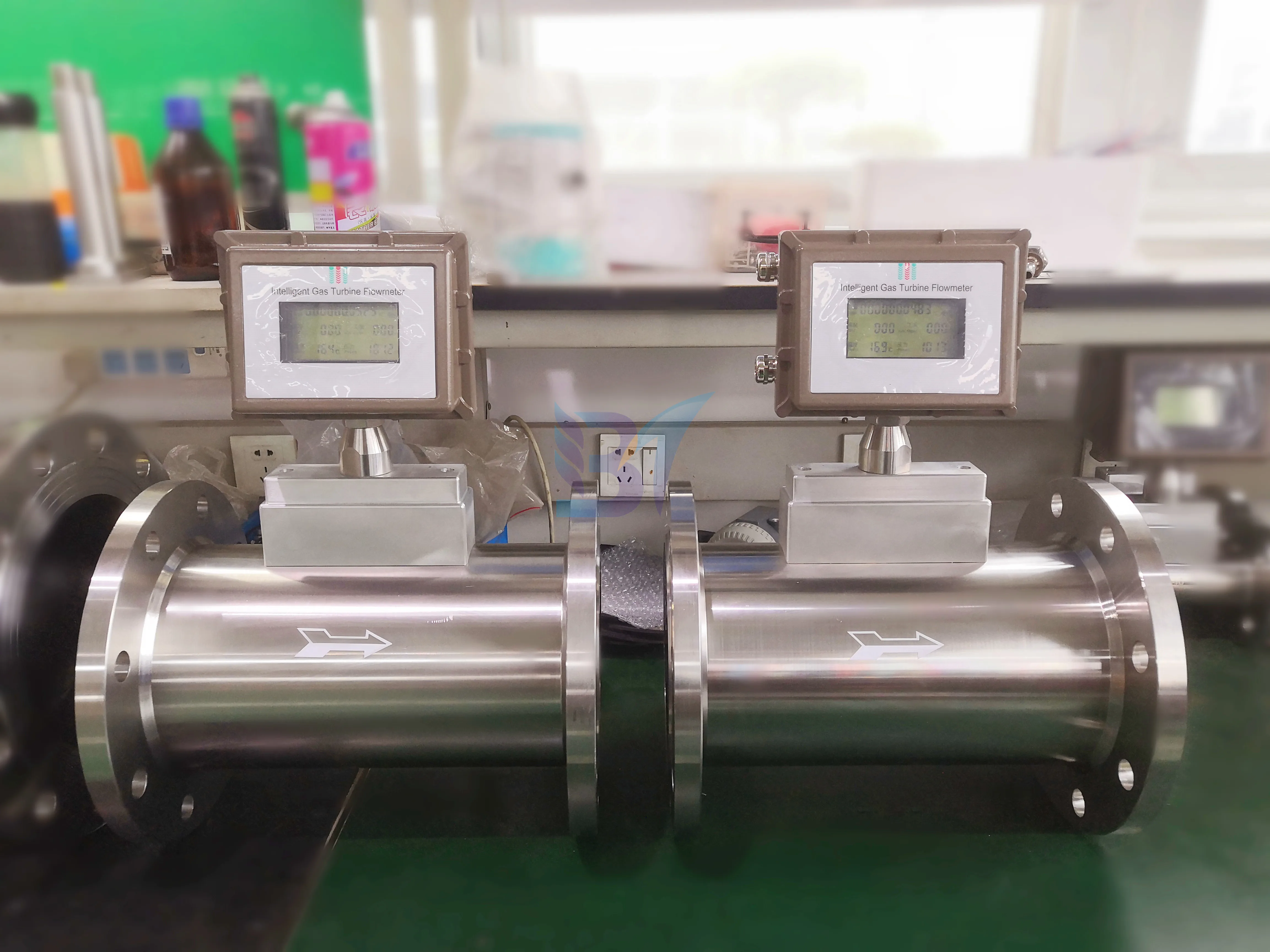 Ch4 Flow Meter Serial Natural Gas Methane Accumulate Flowmeter Turbine