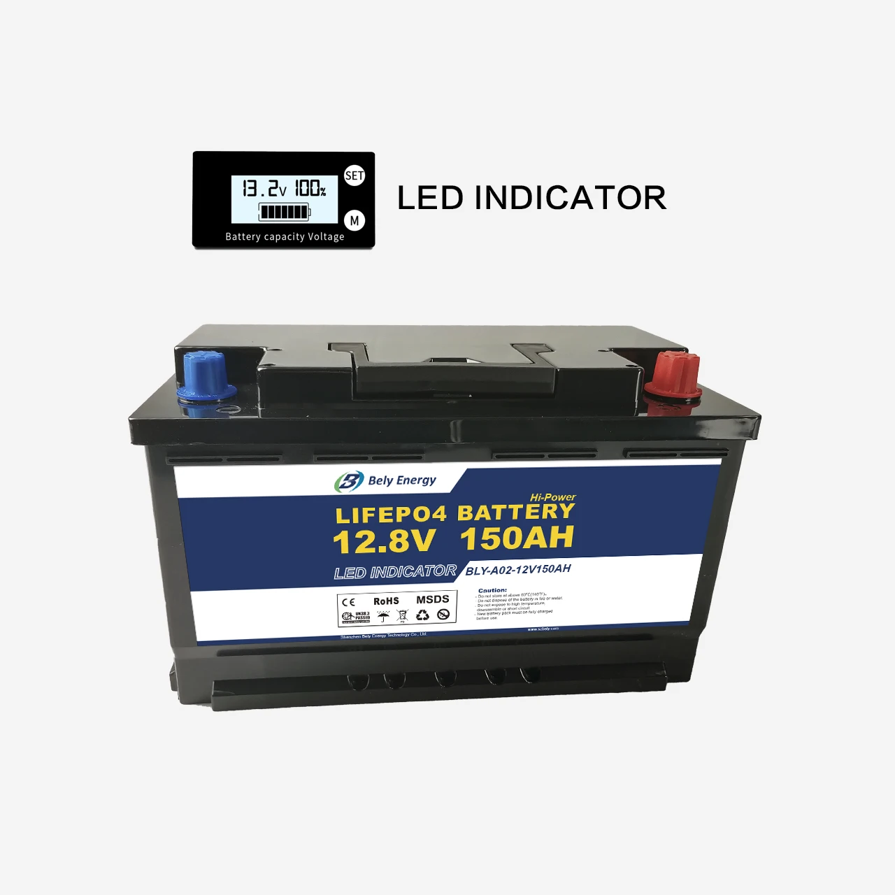 Bely Customized  Lithium Ion Battery Pack 12v 150 With Bt and Charging Heating 12V for Submarine Solar Energy System  EV