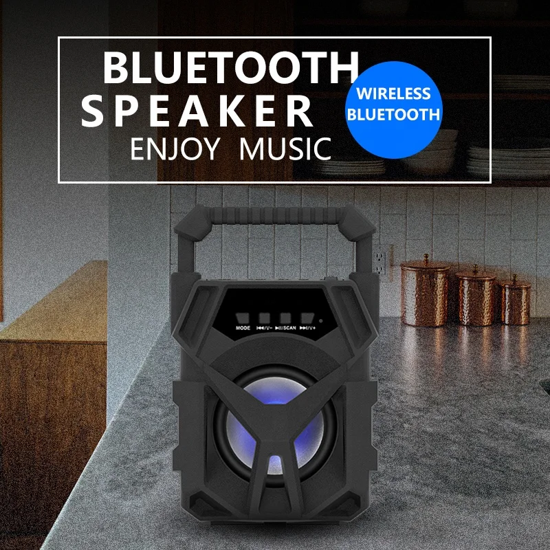Portable Bluetooth Hooked Full Range Speaker for SmartPhone Laptop Player Outdoor Wireless Audio
