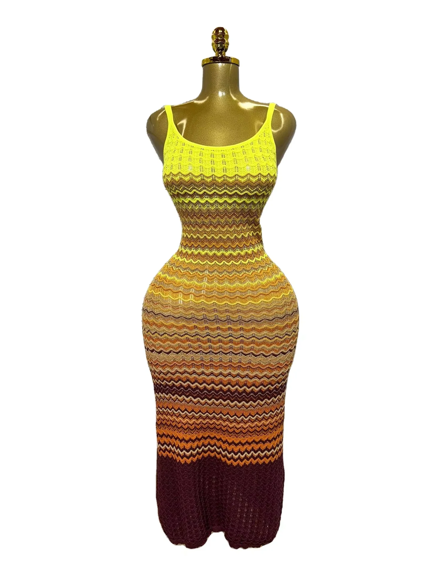 logo tape ribbed knit zip dress Threadbare Women's Rust Orange Quarter Zip Brushed Knit Mini Dress main image 1