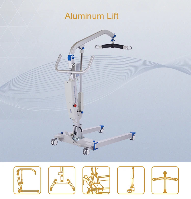 Electric Transfer Patient Lifter Aluminum Patient Lifting Equipment ...