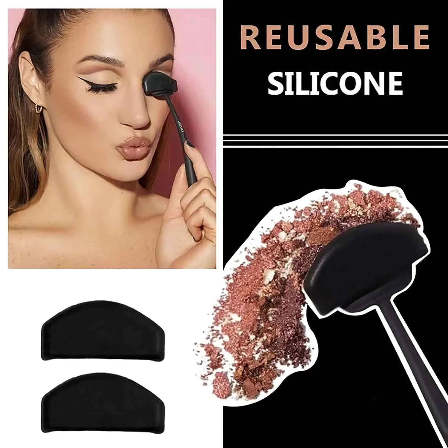 6 в 1, силиконовый аппликатор для теней для век