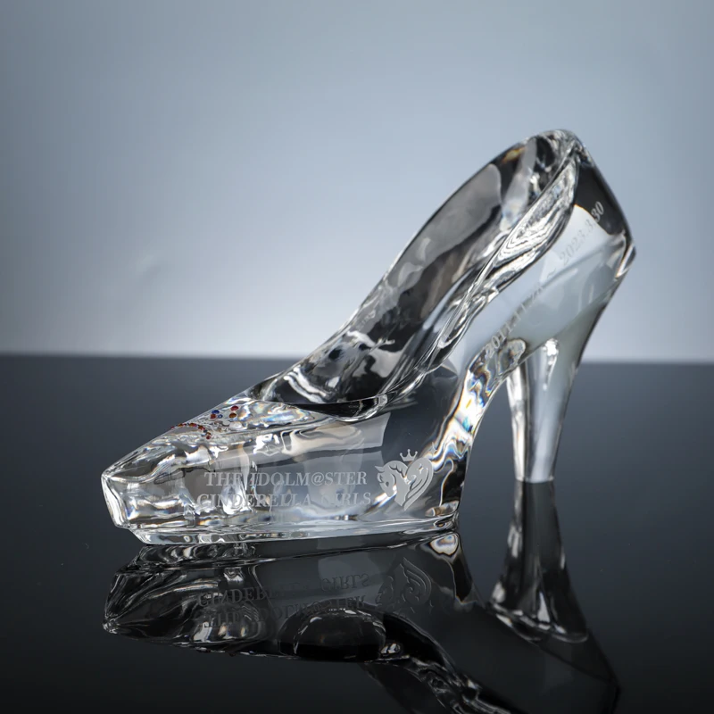 product luxury wedding home souvenir crystal high heels shoe model shopping mall window display k9 crystal decoration gift-39