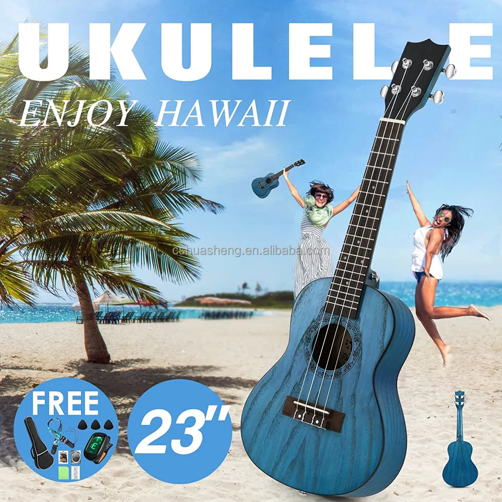 Ukelele De Concierto Para Adultos Y Principiantes,Mini Guitarra Hawaiana  Con Bolsa De Concierto,Sintonizador De Cadena,23 Pulgadas - Buy Ukelele, Concierto De Guitarra Clásica,Mini Guitarra De Madera Product on Alibaba.com