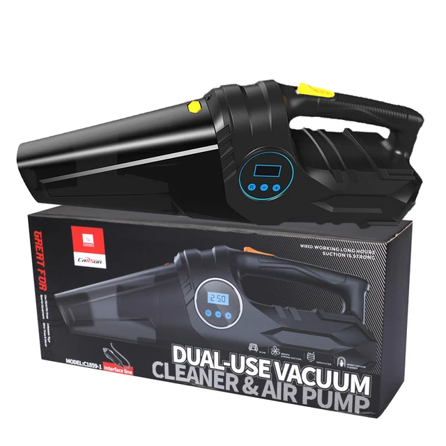 C1859-1 4 in1 Multi-Function Portable Car Vacuum Cleaner with Tire Inflator  Pump LED Light Wet Dry Dual Use Vacuum Cleaner| Alibaba.com