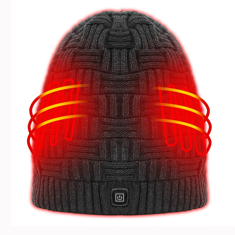Heated Beanie Winter Cap Beanie Hats 