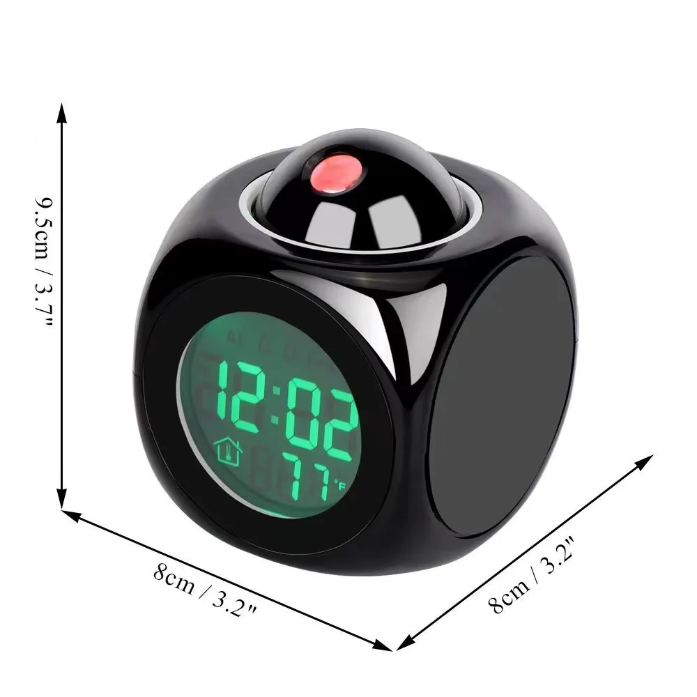 Wholesale Intelligent Alarm Clock Projection Creative Children's Hourly Voice Time Luminous Silent Digital Clock for Students Customized