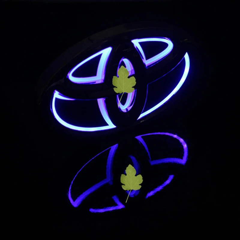 Led Illuminated 4d 5d Car Light Badge Sticker Rear Front Led Badge