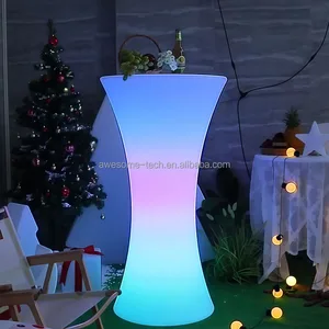 LED Outdoor IP65 Colorful Luminous Table for Landscape Club Hotel Party Use Living Room Bathroom Apartment Villa