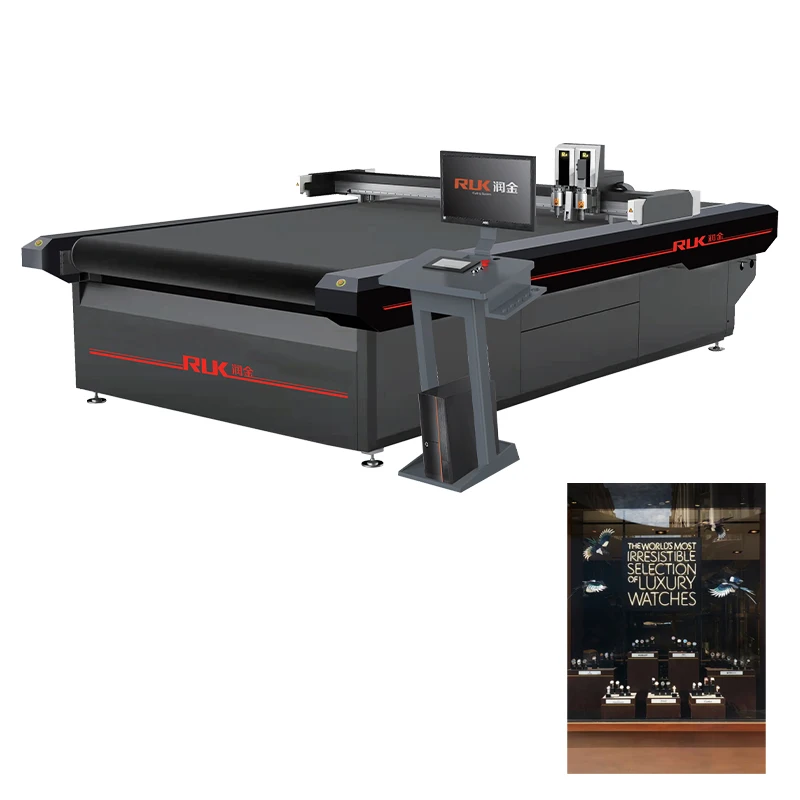 RUK MTC06 Sticker Cut Plotter Machine Manufacturer Automatic Cutting Carton Making Machine