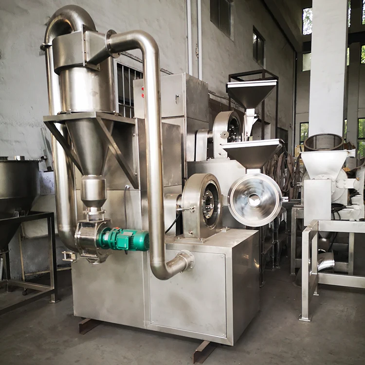 Plant Air Cooled Rolling Pulverizer Soap Pigment Manure Charcoal Grinder and Mixer Machine