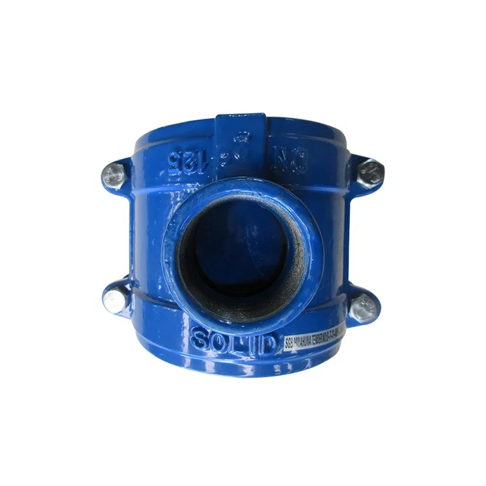 GGG50 Ductile iron pipe tapping saddle joint for pvc pipe