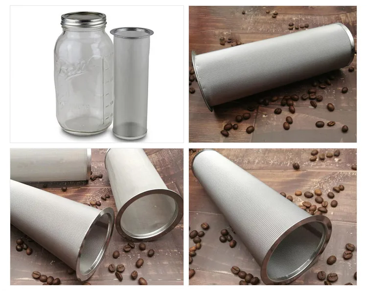 20 Micron Stainless Steel Wire Mesh Cold Brew Coffee Maker Filter