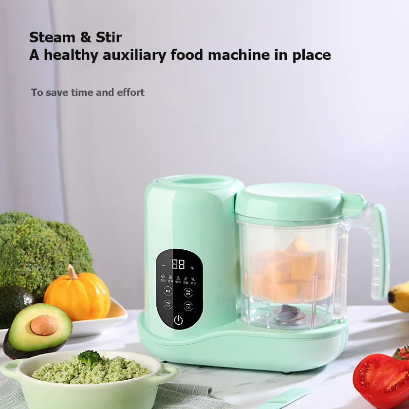 Smart Touch Control Electric Baby Appliances Multi Functional 7 in 1 Baby Food Blender Maker Processor and Steamer
