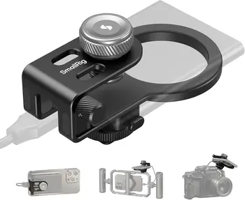 SMALLRIG SSD Holder 2-in-1 SSD Mount Bracket for MagSafe With Cold Shoe Cable Clamp 4779