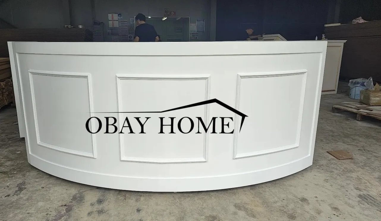 Large Circular Rental Bar Table Counter Painted Wooden Four Groups Events Bar Counter for Outdoor