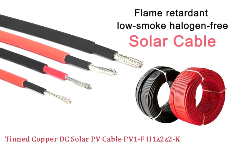 PV1-F H1Z2Z2-K PV-YJYJ 1*1.5mm2 30/0.25 Vietnam Thailanda Filipine Cablu de alimentare din cupru cositorit DC 1.8kv Cablu solar fotovoltaic