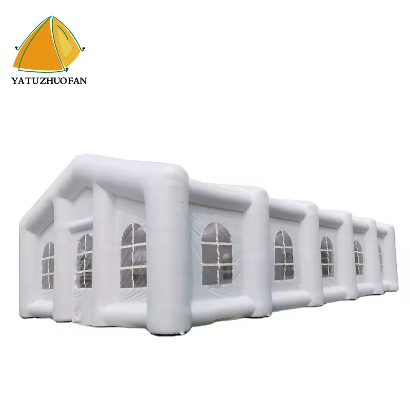 Factory Custom Large Command Barracks Waterproof PVC Tent Portable New Medical Air Column Inflatable Tent for Outdoor Camping