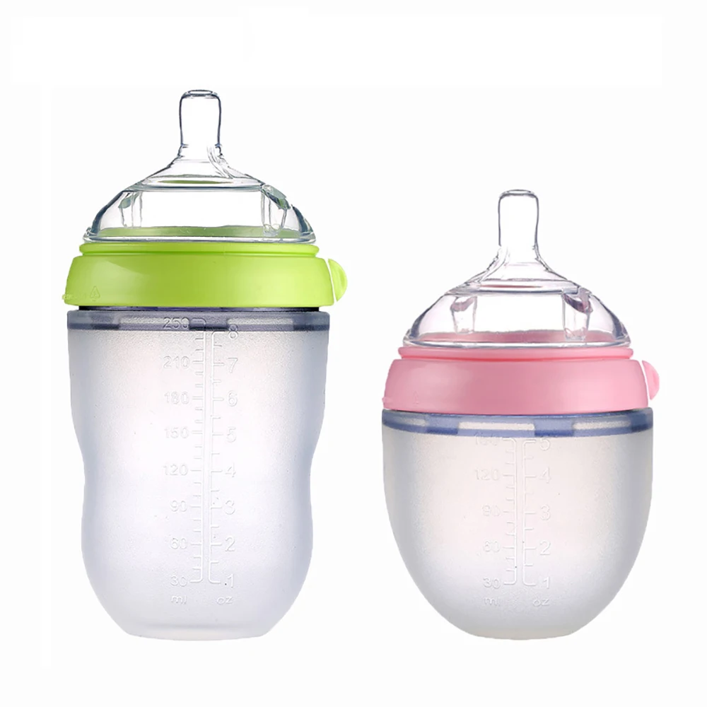 Silicone feeding sale bottles