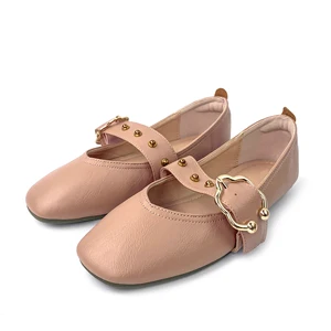 New style design loafer H letter Women's flat shoes stripe moccasins casual office Belt buckle ladies Flats slip on shoes