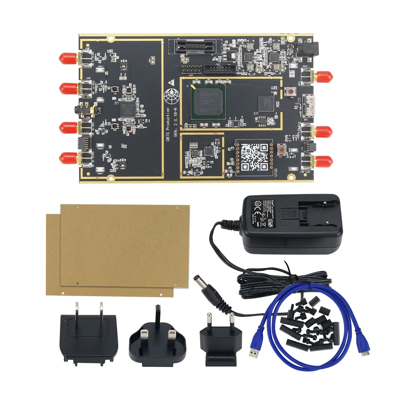 HAMGEEK New USRP B210 70MHz-6GHz USB3.0 SDR Software Defined Radio AD9361  with ETTUS Compatible with USRP UHD B2XX Driver