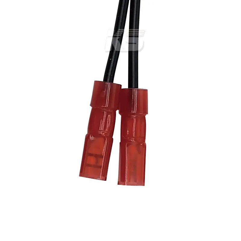 TE faston flag terminal spade connector wire harness custom cable assembly manufacture - ANKUX.COM