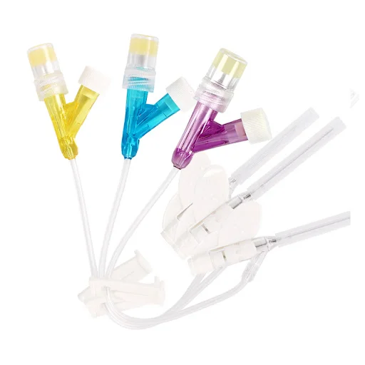 10PCS Pet Medizinische Verbrauchsmaterialien Geschlossenen Katheter Intravenöse Infusion Inwelling NadelDrei-kanal Heparin Kappe 18G 20G 22G 24G – Detail 5