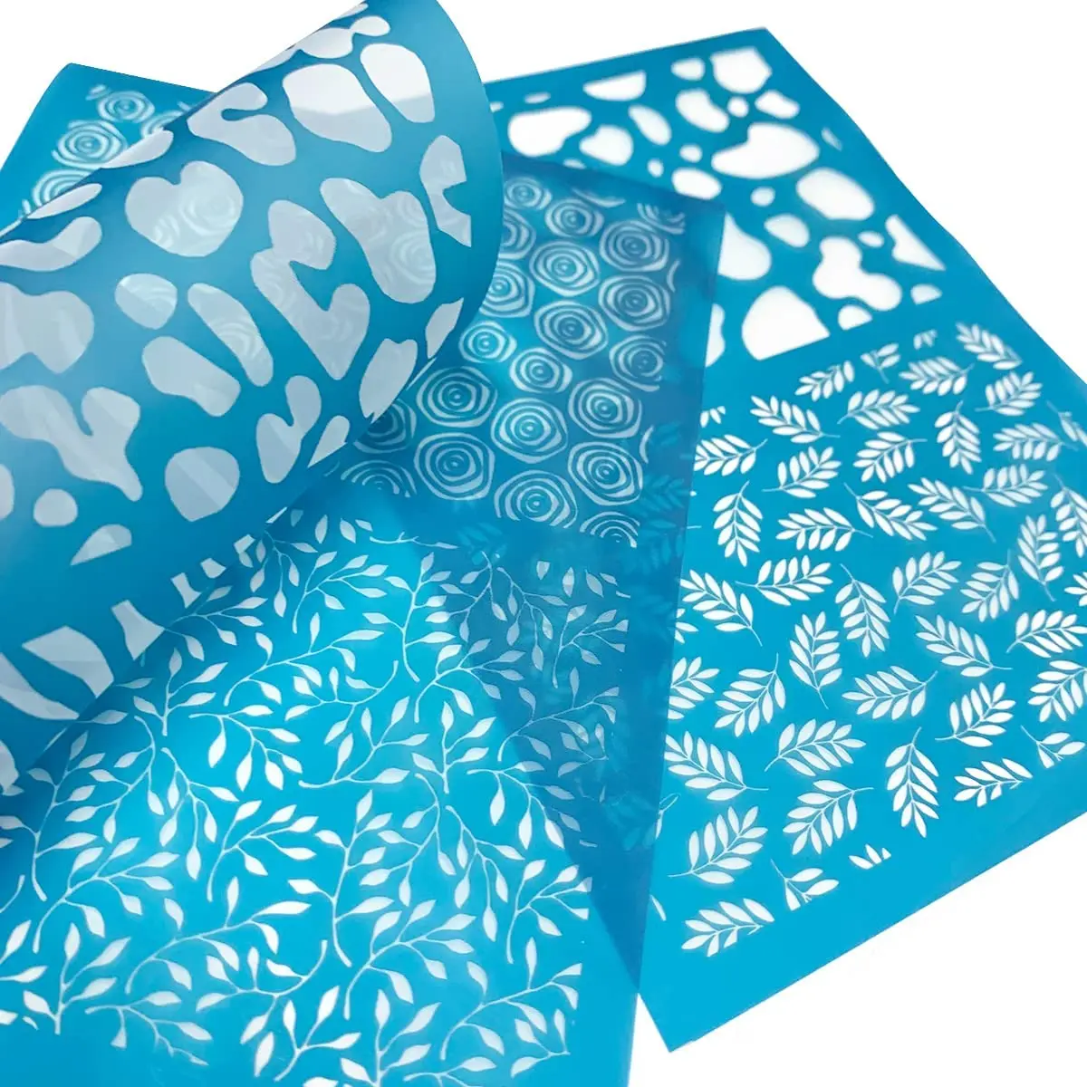 3 Pcs Silk Screen Stencils For Polymer Clay,6.3 * 4.7inch Reusable