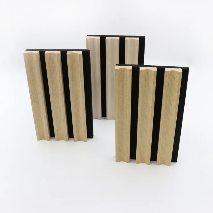 European Standard Ecofriendly Slatted Wood Wall Acoustic Panel For Home And Office Buy