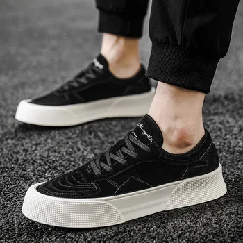Japanese-Style Harajuku Low-Top Men's Sneakers Thick-Soled for Outdoor Sports Leisure Activities for Spring Autumn Young People