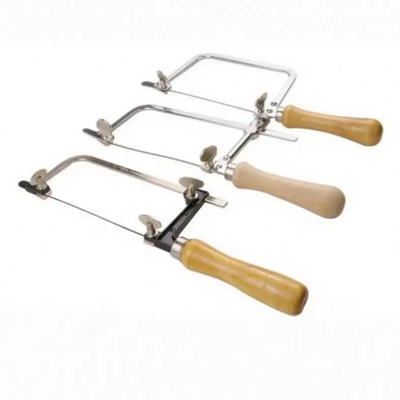 Portable Adjustable U-Shape Coping Jig Saw Jeweler's Saw Frame Kit Cutting Metal Saw DIY Jewelry Processing Making for Hand Tool