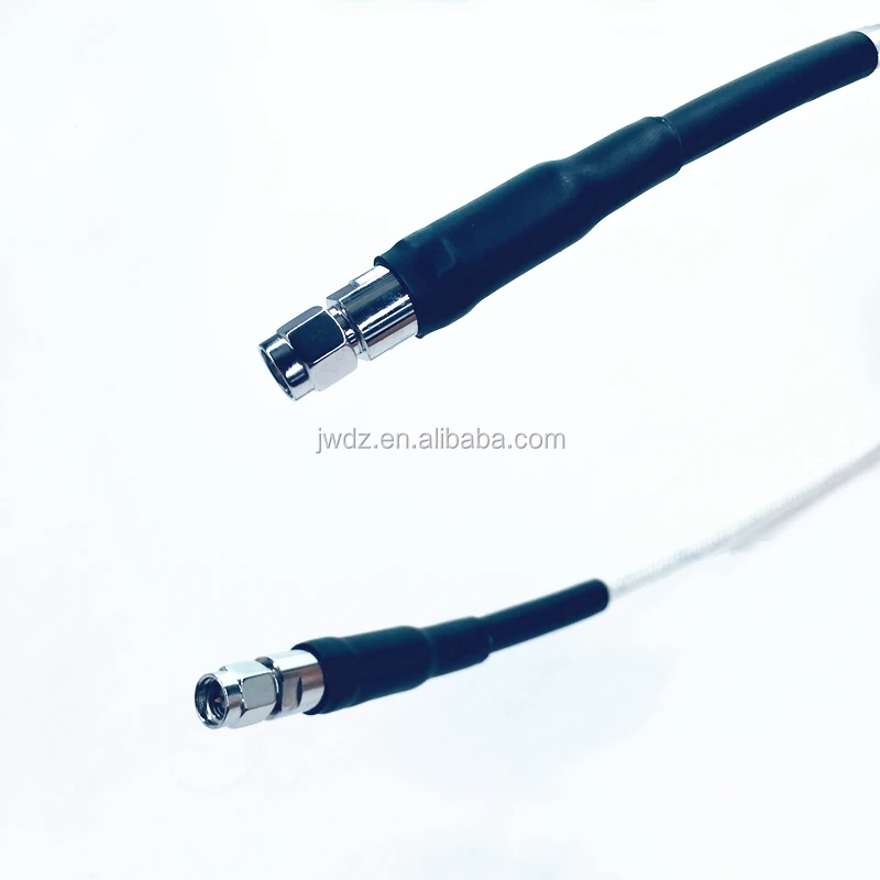 Low PIM 142B Coax RF Jumper Cable Assembly With SMA Male to SMA Male Connector