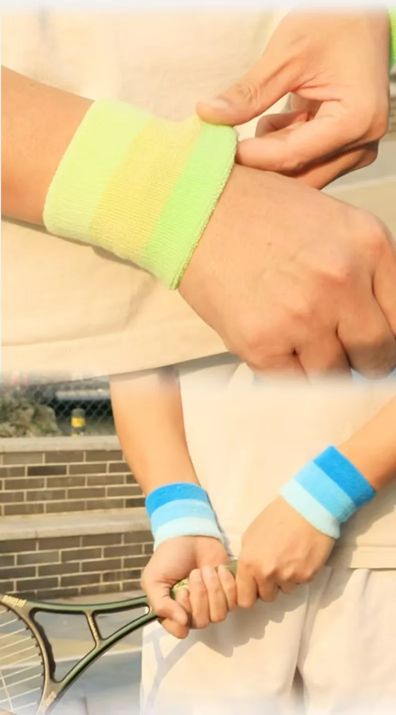Custom Wristband & Towel for Badminton Basketball Running-Sweat Absorbing Wrist Guard preview 3