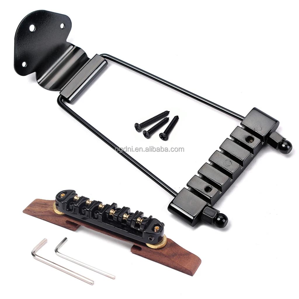 6 String Guitar R Trapeze Tailpiece Bridge For Archtop Jazz Guitar Parts | Australia