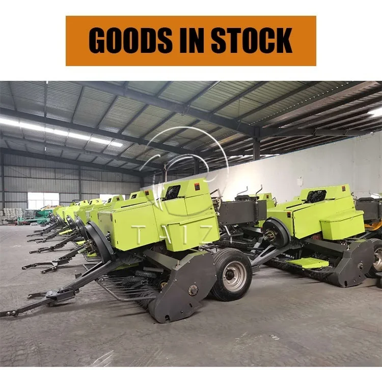 Tractor Mounted Hay Wheat Straw Baler - High Productivity