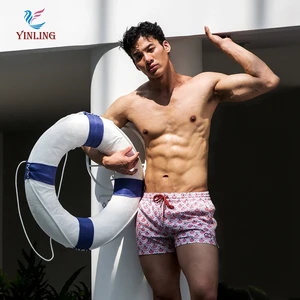 Mens Boardshort Swimwear Drawstring Design Men's Board Shorts Swim Shorts Swim Trunks