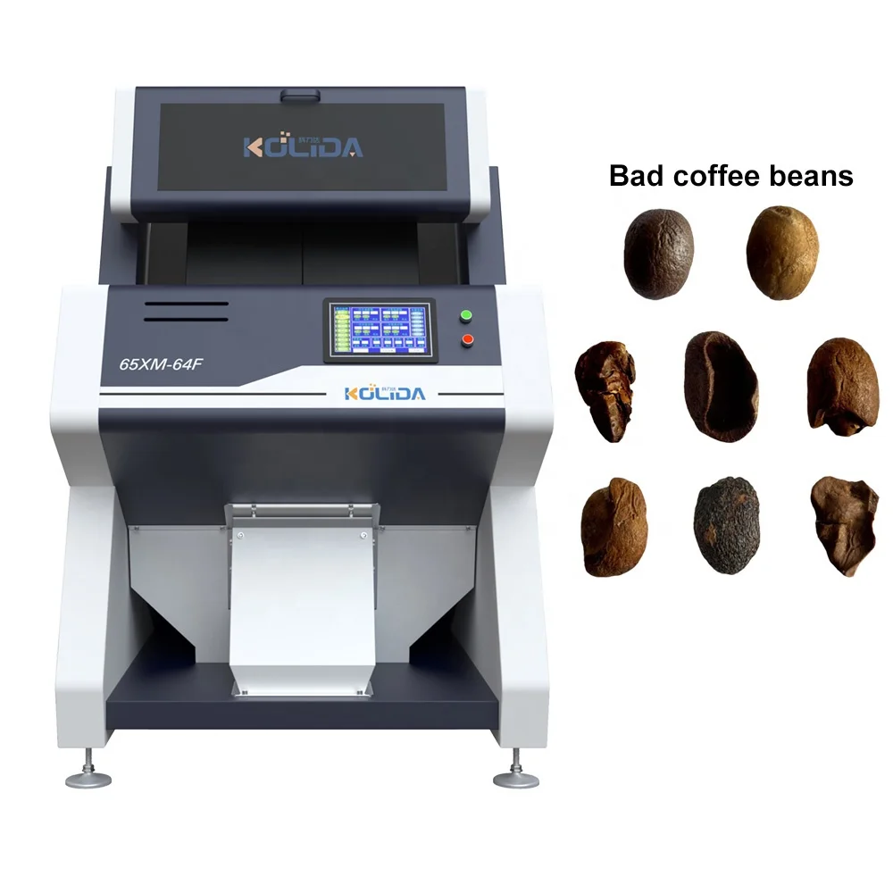 Coffee Bean Colour Sorter  Cooked  Nut Processing Price Machinery Raw Coffee Fruit Sorting Machine