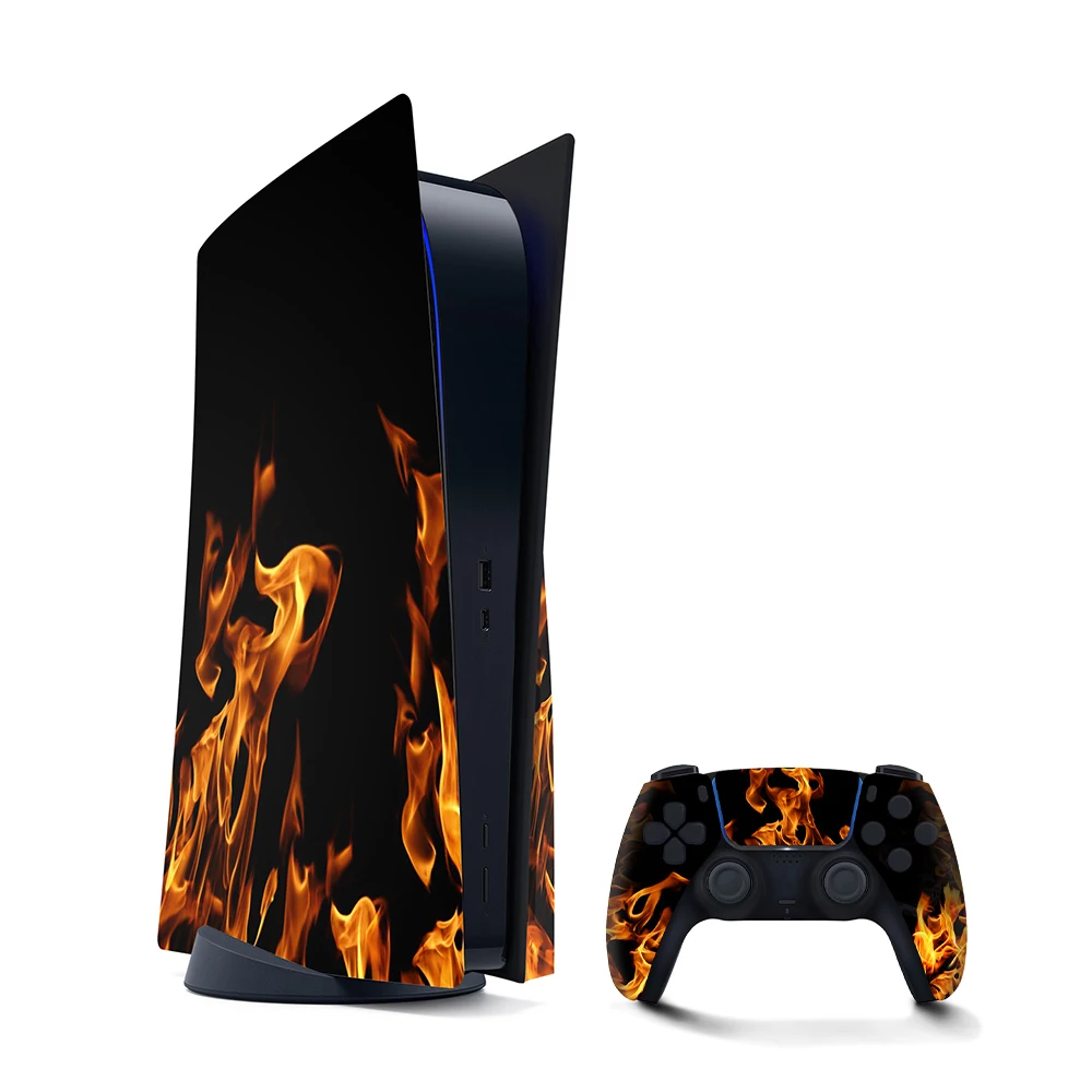 Customized Game Console Shell for PS5 Console Disk Version  Disc Edition Soft Touch Dustproof Shell