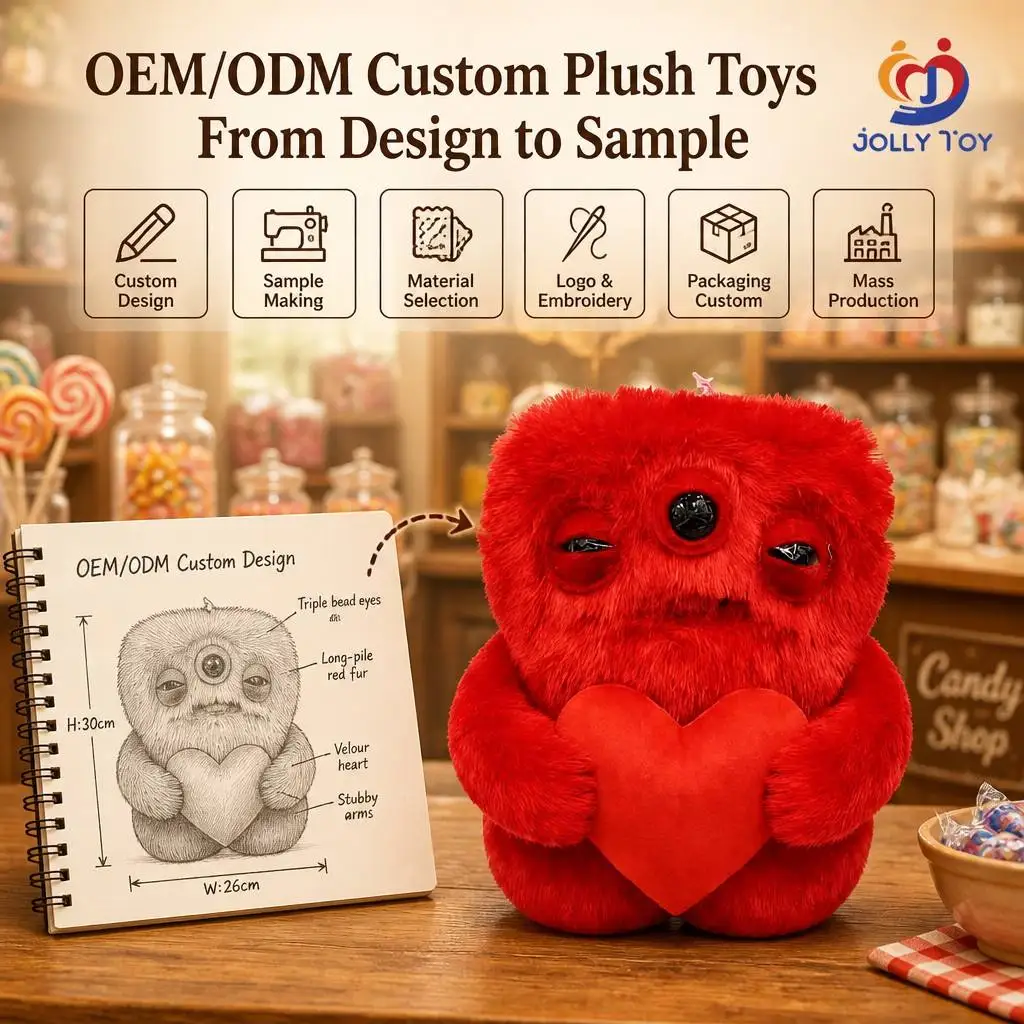 Factory Customized Cute Funny Monster Plush Toy Cotton Monster Keychain Custom Personalized  Plush Doll