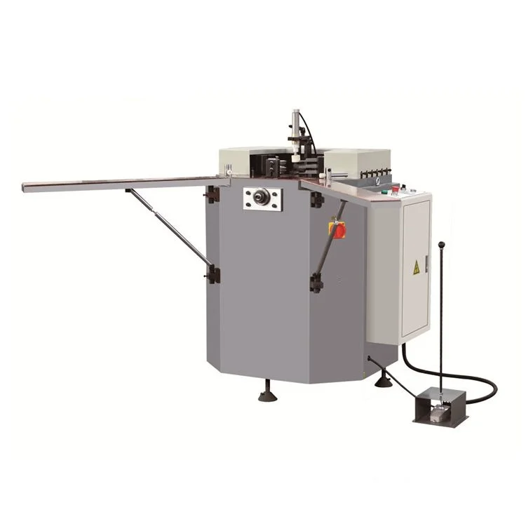 Window Door Frame Making Single Head Hydraulic Aluminum Profile Corner Crimping Machine factory